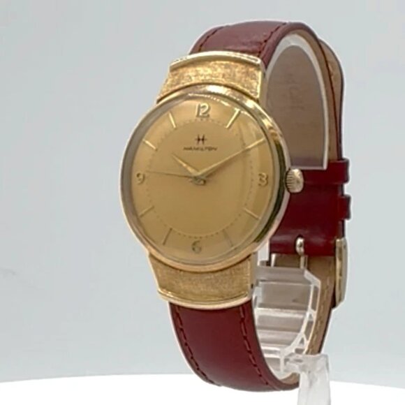 Hamilton Other - Vintage 1961 Hamilton Holden Men's Mechanical Wristwatch 735 USA 10k GFRare
